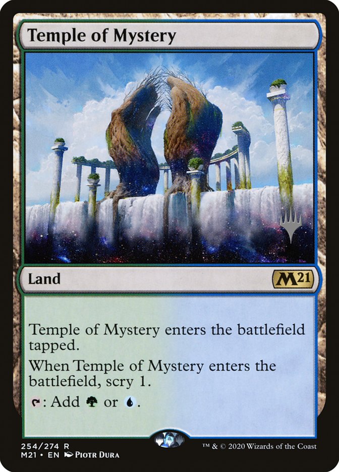 Temple of Mystery (Promo Pack) [Core Set 2021 Promos] | Gaming Infinity
