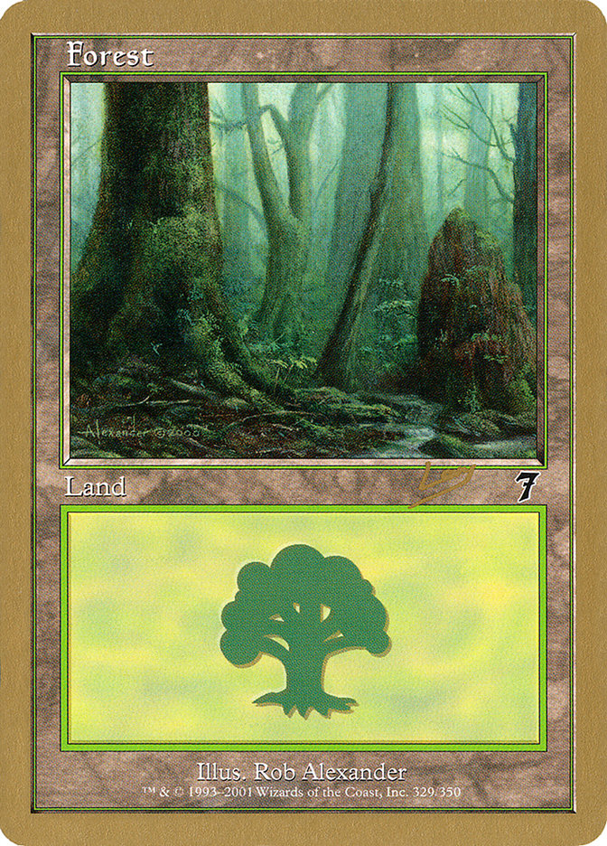 Forest (rl329) (Raphael Levy) [World Championship Decks 2002] | Gaming Infinity