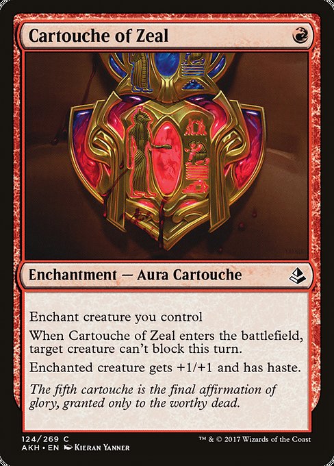 Cartouche of Zeal [Amonkhet] | Gaming Infinity