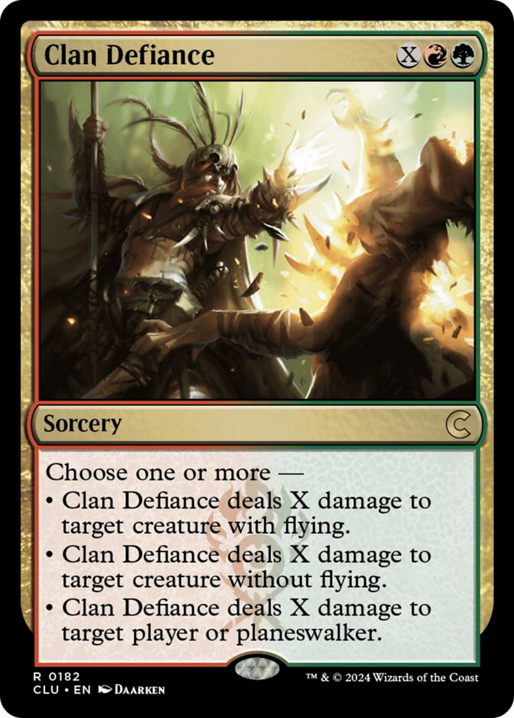 Clan Defiance [Ravnica: Clue Edition] | Gaming Infinity