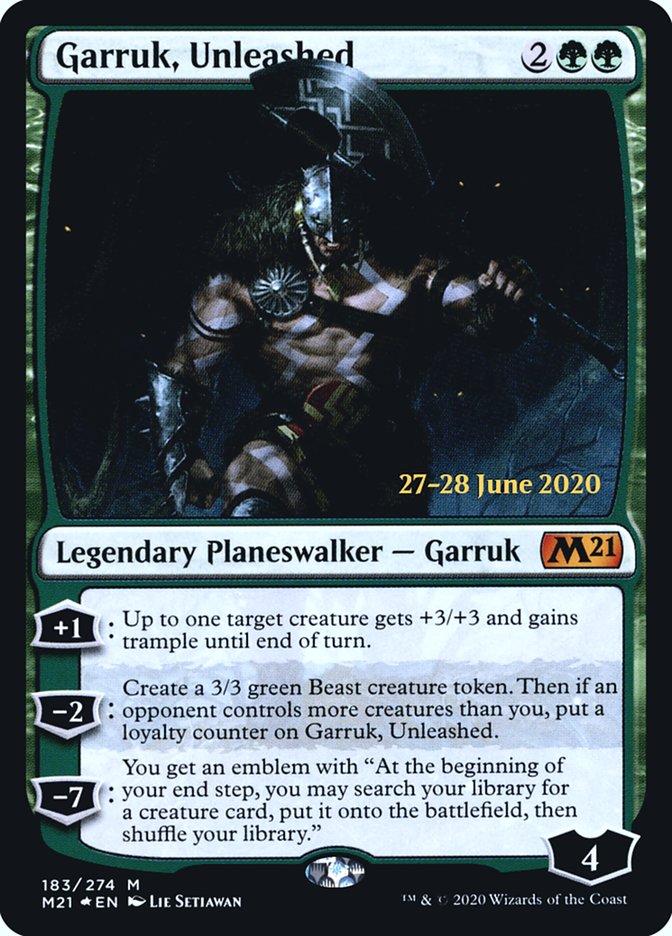 Garruk, Unleashed  [Core Set 2021 Prerelease Promos] | Gaming Infinity