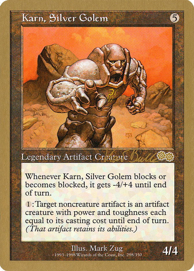 Karn, Silver Golem (Kai Budde) [World Championship Decks 1999] | Gaming Infinity