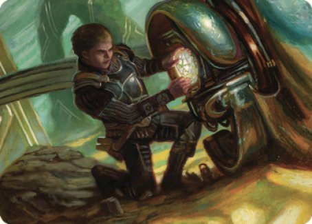 Urza, Powerstone Prodigy Art Card [The Brothers' War Art Series] | Gaming Infinity