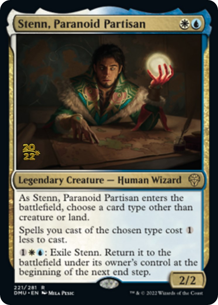 Stenn, Paranoid Partisan [Dominaria United Prerelease Promos] | Gaming Infinity