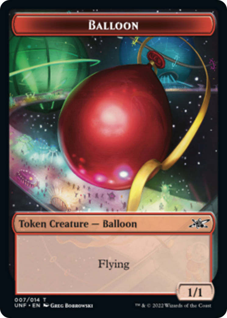 Cat // Balloon Double-sided Token [Unfinity Tokens] | Gaming Infinity