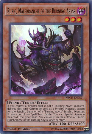 Rubic, Malebranche of the Burning Abyss [NECH-EN082] Ultra Rare | Gaming Infinity