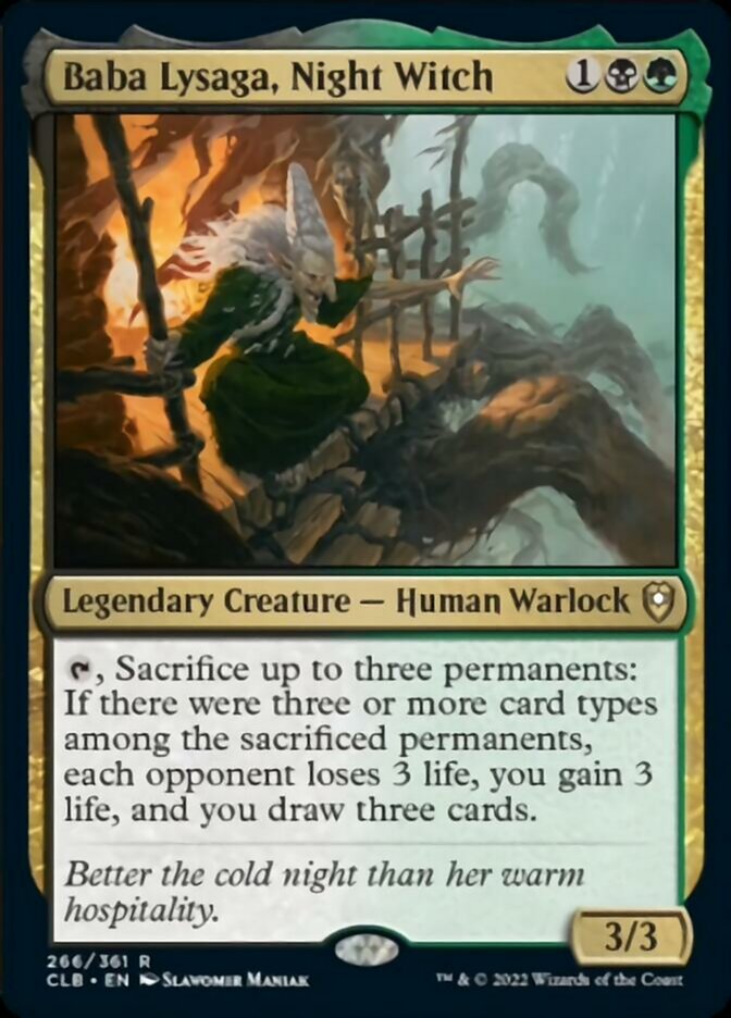 Baba Lysaga, Night Witch [Commander Legends: Battle for Baldur's Gate] | Gaming Infinity