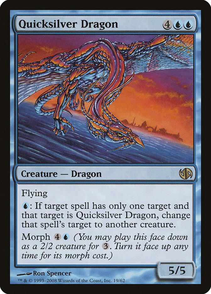 Quicksilver Dragon [Duel Decks: Jace vs. Chandra] | Gaming Infinity