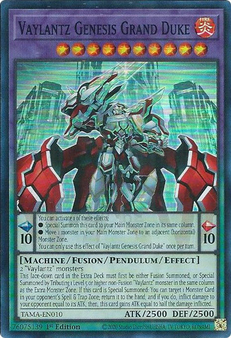 Vaylantz Genesis Grand Duke [TAMA-EN010] Super Rare | Gaming Infinity