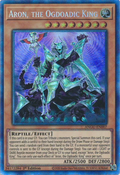 Aron, the Ogdoadic King (Collector's Rare) [ANGU-EN007] Collector's Rare | Gaming Infinity