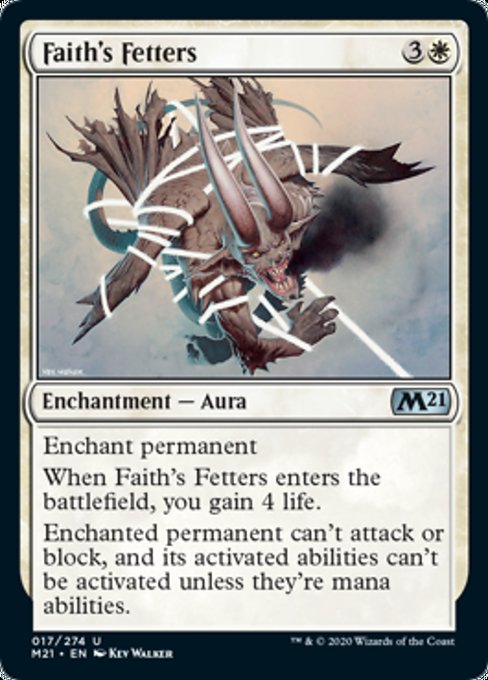 Faith's Fetters [Core Set 2021] | Gaming Infinity