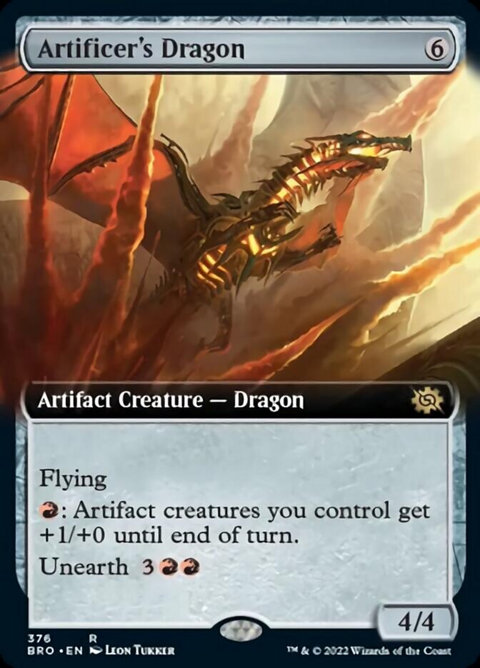 Artificer's Dragon (Extended Art) [The Brothers' War] | Gaming Infinity