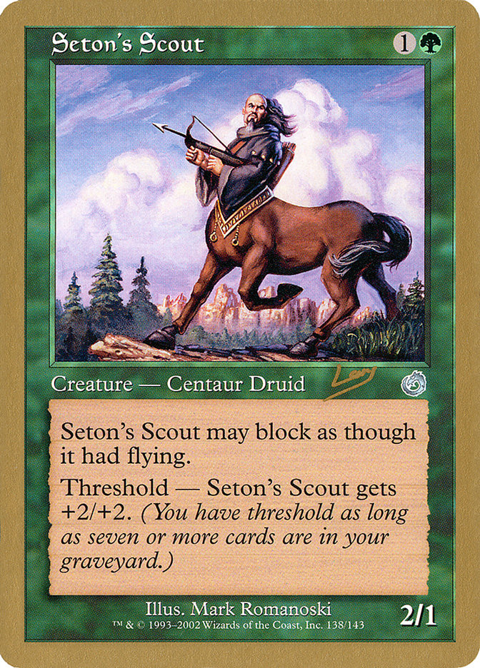 Seton's Scout (Raphael Levy) [World Championship Decks 2002] | Gaming Infinity