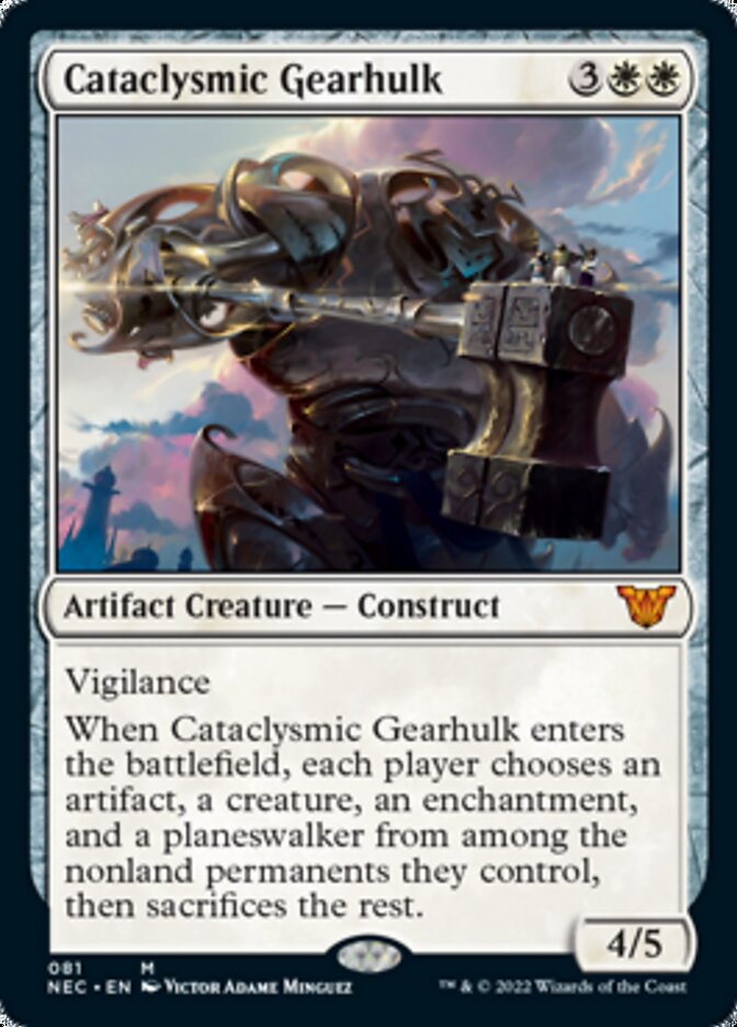 Cataclysmic Gearhulk [Kamigawa: Neon Dynasty Commander] | Gaming Infinity