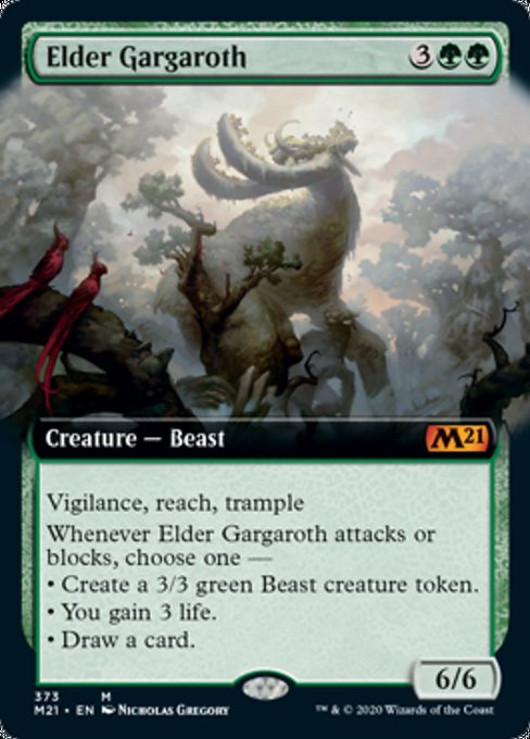 Elder Gargaroth (Extended Art) [Core Set 2021] | Gaming Infinity
