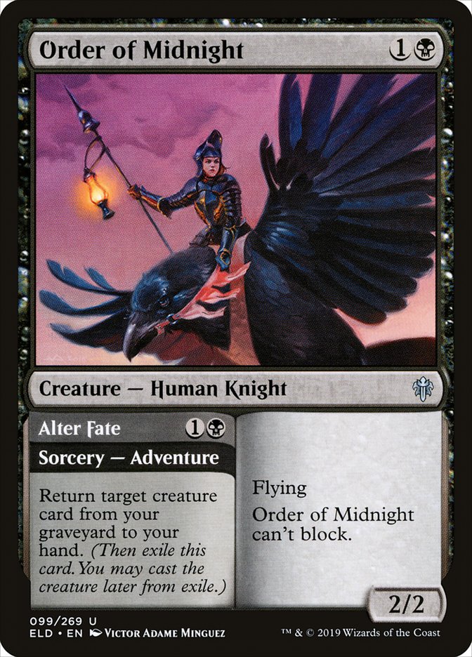 Order of Midnight // Alter Fate [Throne of Eldraine] | Gaming Infinity
