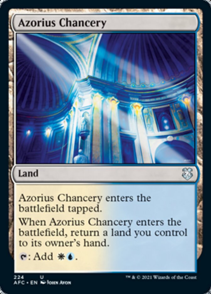 Azorius Chancery [Dungeons & Dragons: Adventures in the Forgotten Realms Commander] | Gaming Infinity