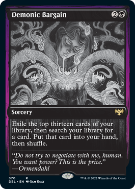 Demonic Bargain [Innistrad: Double Feature] | Gaming Infinity