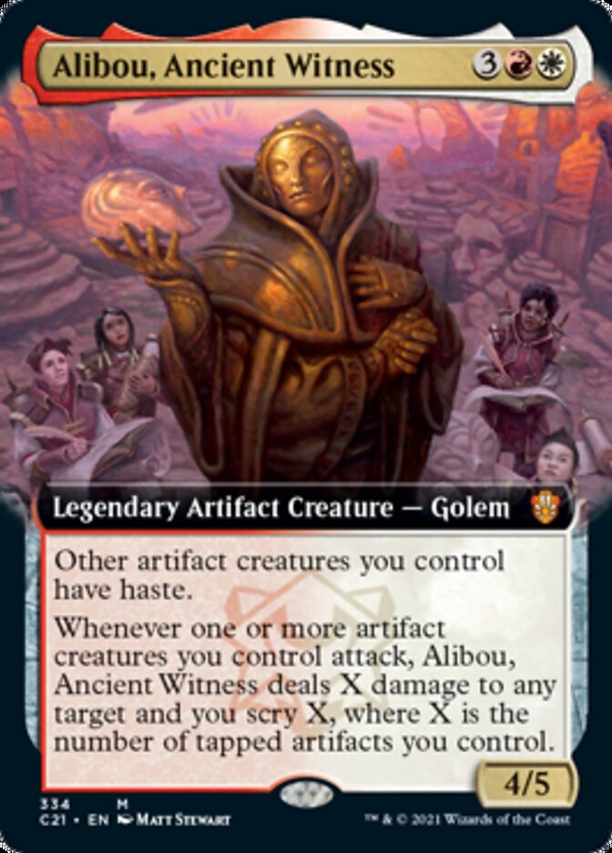 Alibou, Ancient Witness (Extended) [Commander 2021] | Gaming Infinity