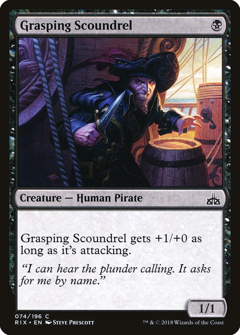 Grasping Scoundrel [Rivals of Ixalan] | Gaming Infinity