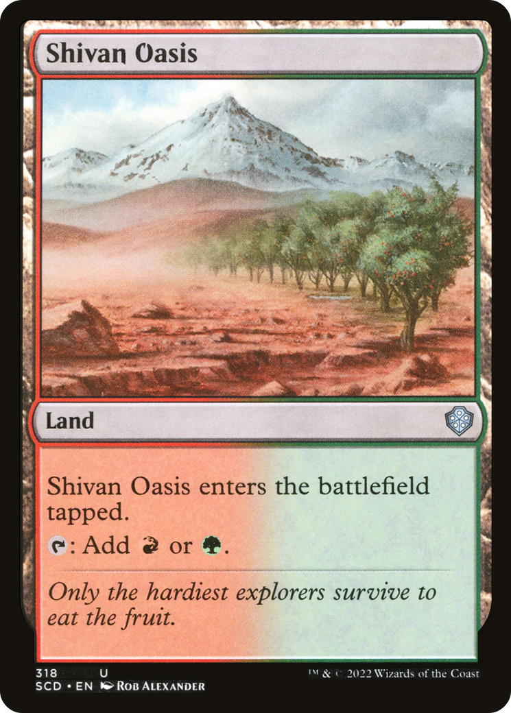 Shivan Oasis [Starter Commander Decks] | Gaming Infinity