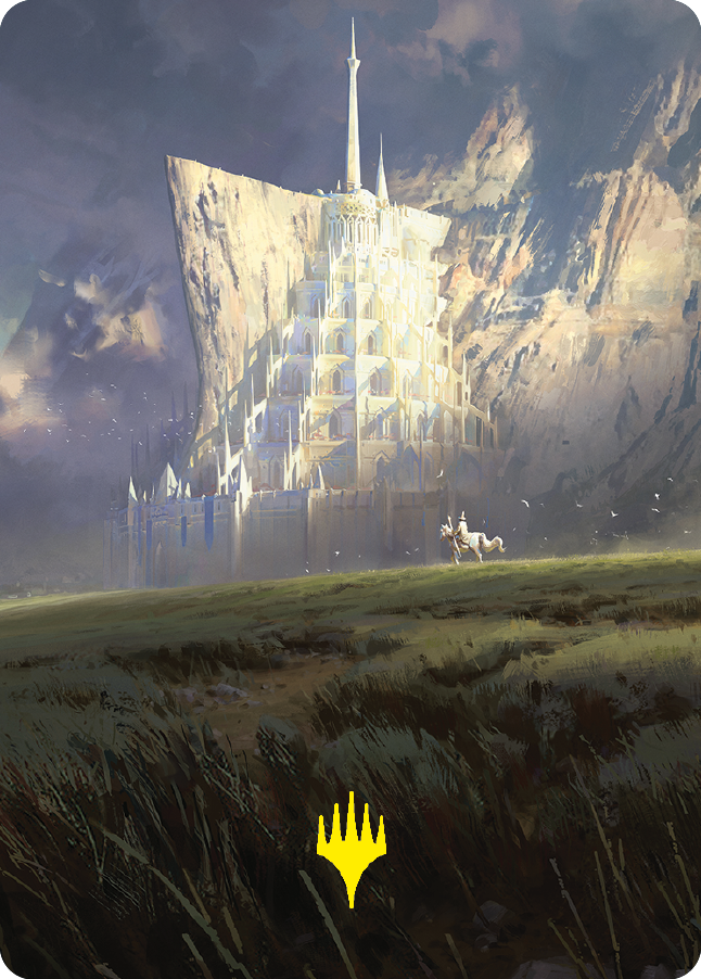 Minas Tirith Art Card (Gold-Stamped Signature) [The Lord of the Rings: Tales of Middle-earth Art Series] | Gaming Infinity