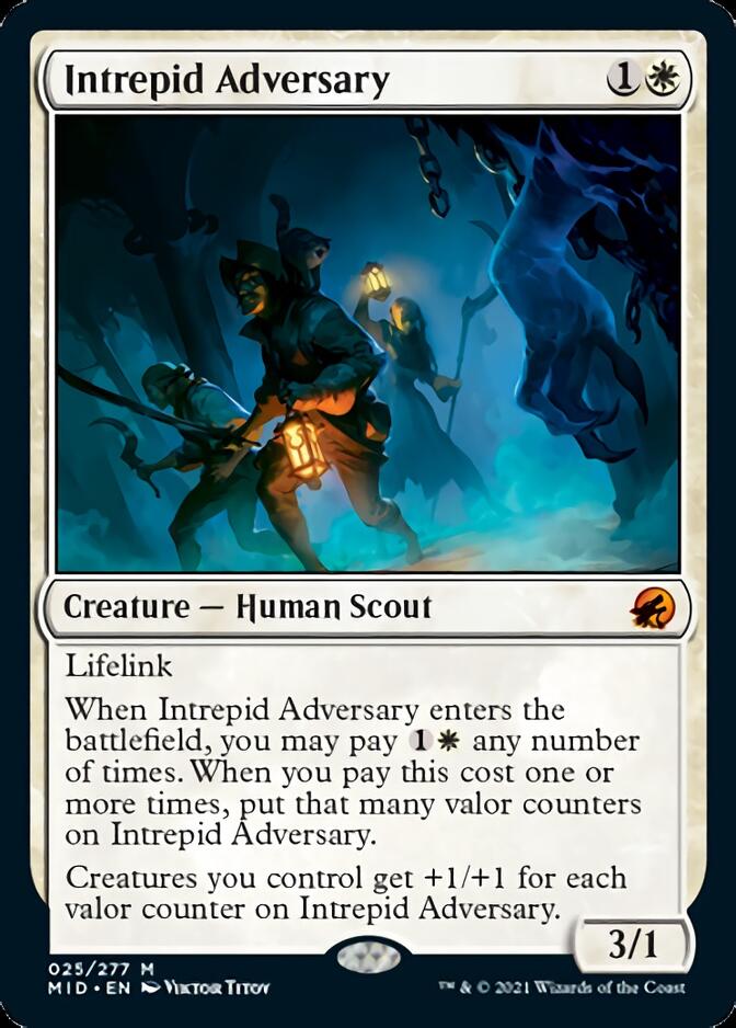 Intrepid Adversary [Innistrad: Midnight Hunt] | Gaming Infinity