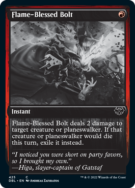 Flame-Blessed Bolt [Innistrad: Double Feature] | Gaming Infinity