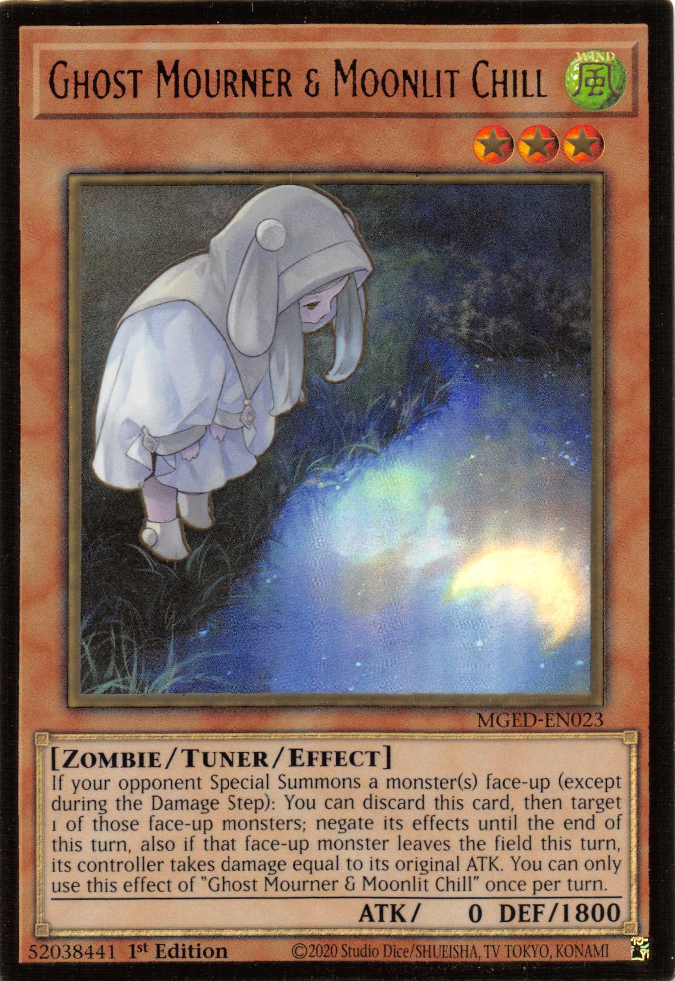 Ghost Mourner & Moonlit Chill (Alternate Art) [MGED-EN023] Gold Rare | Gaming Infinity