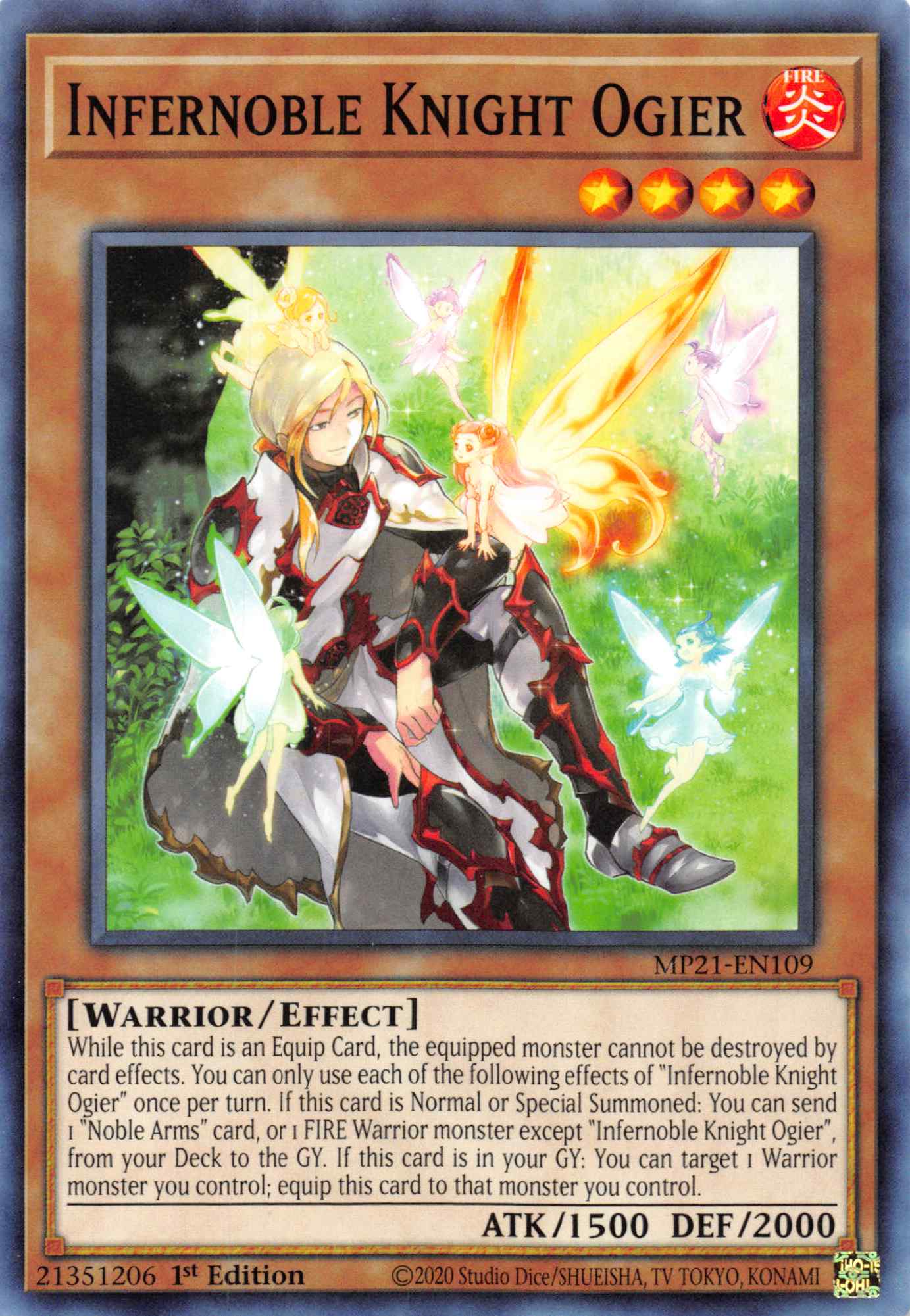Infernoble Knight Ogier [MP21-EN109] Common | Gaming Infinity