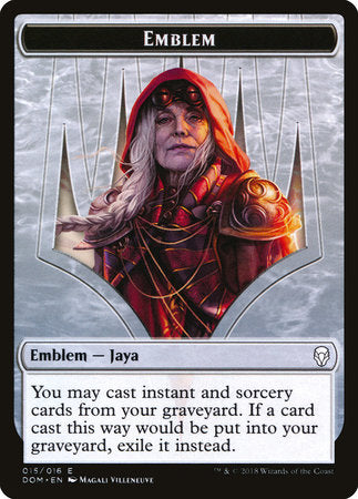 Emblem - Jaya Ballard [Dominaria Tokens] | Gaming Infinity