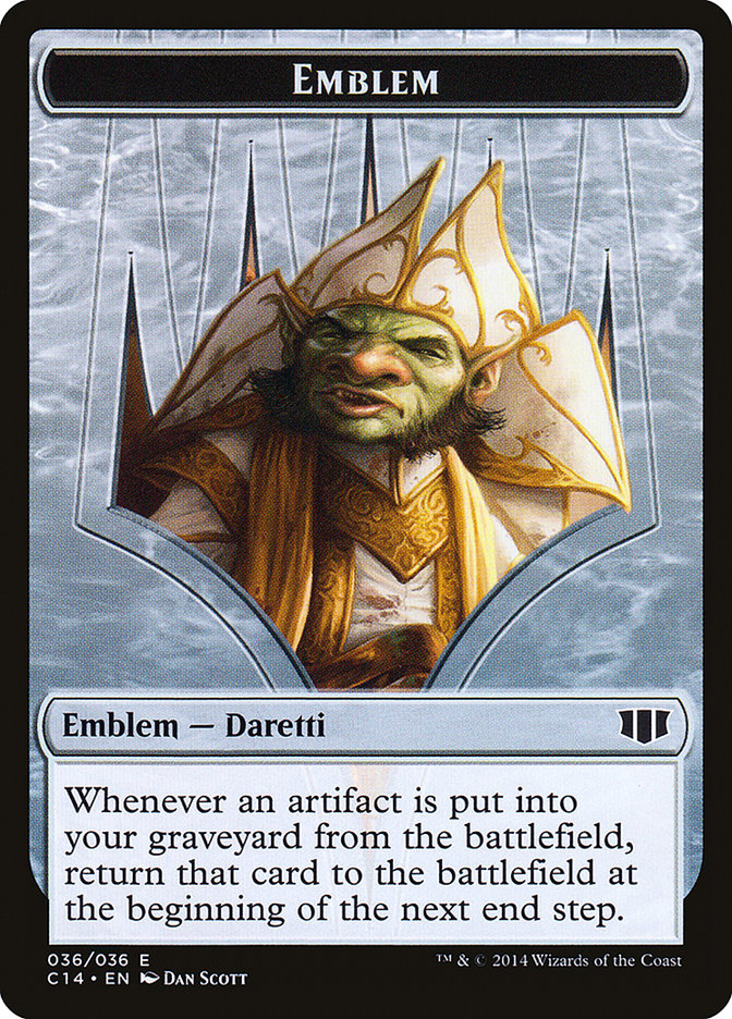 Daretti, Scrap Savant Emblem // Tuktuk the Returned Double-sided Token [Commander 2014 Tokens] | Gaming Infinity