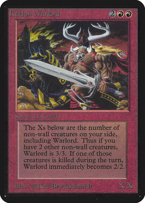 Keldon Warlord [Limited Edition Alpha] | Gaming Infinity