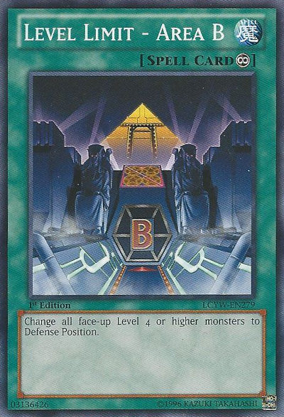 Level Limit - Area B [LCYW-EN279] Common | Gaming Infinity