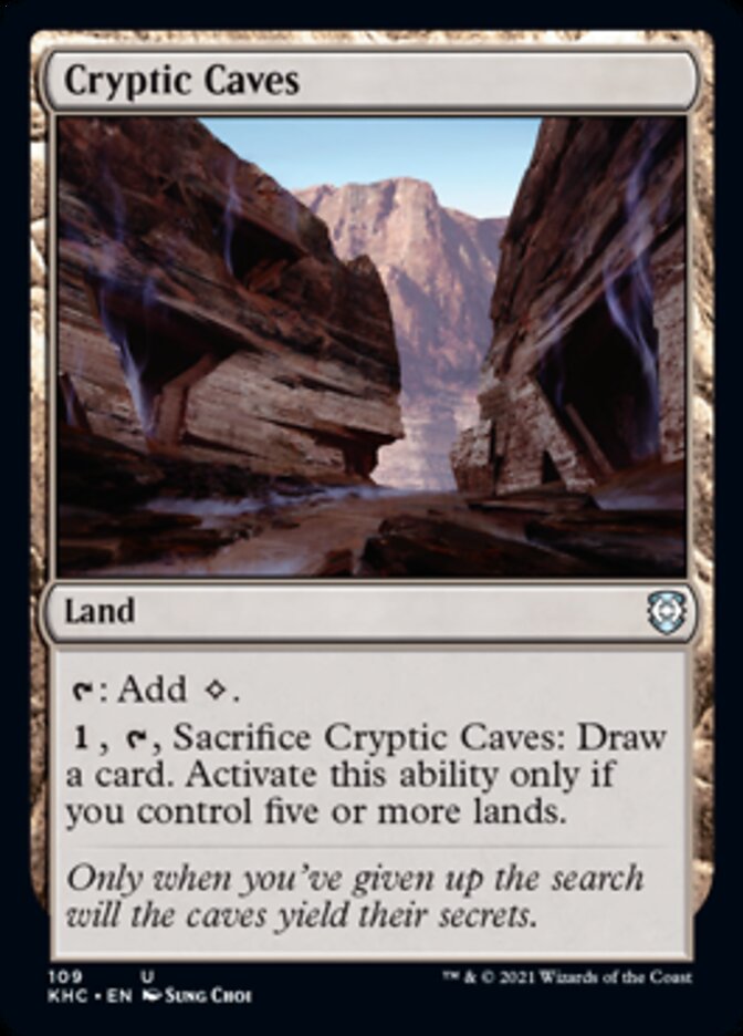 Cryptic Caves [Kaldheim Commander] | Gaming Infinity