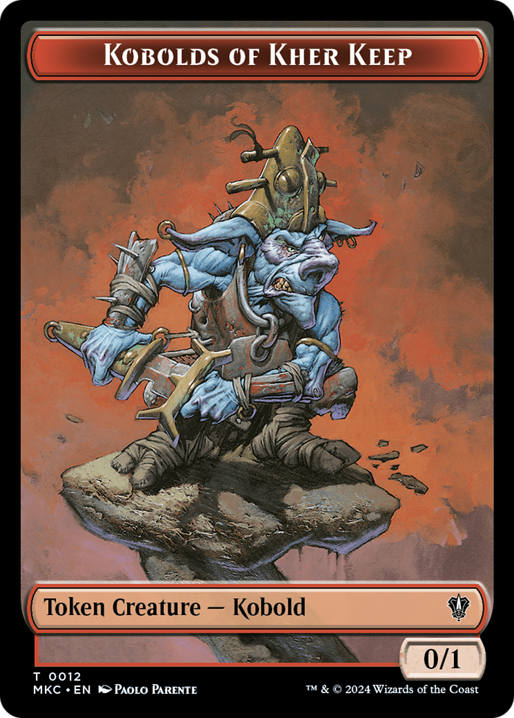 Soldier // Kobolds of Kher Keep Double-Sided Token [Murders at Karlov Manor Commander Tokens] | Gaming Infinity