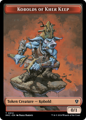 Gold // Kobolds of Kher Keep Double-Sided Token [Murders at Karlov Manor Commander Tokens] | Gaming Infinity