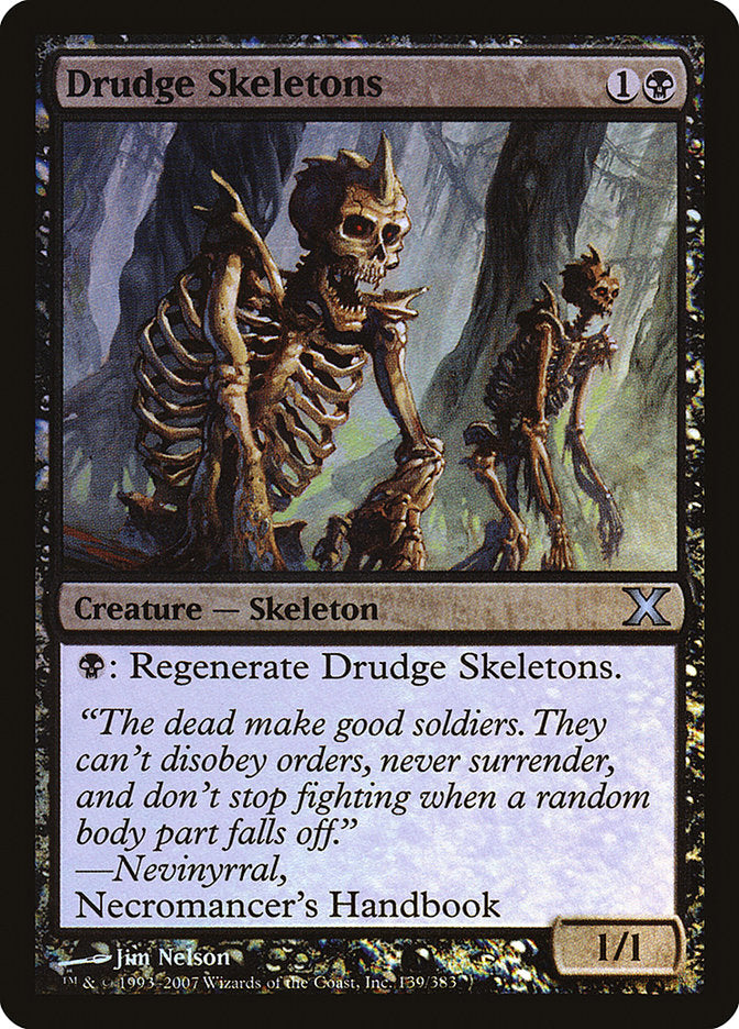 Drudge Skeletons (Premium Foil) [Tenth Edition] | Gaming Infinity