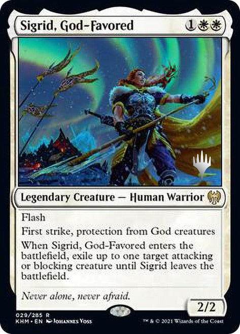 Sigrid, God-Favored [Kaldheim Promo Pack] | Gaming Infinity