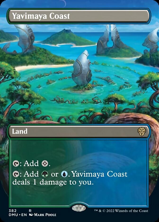 Yavimaya Coast (Borderless Alternate Art) [Dominaria United] | Gaming Infinity