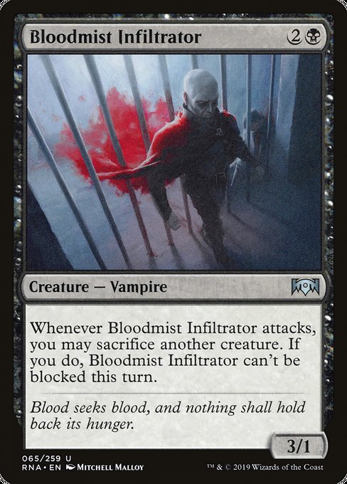 Bloodmist Infiltrator [Ravnica Allegiance] | Gaming Infinity