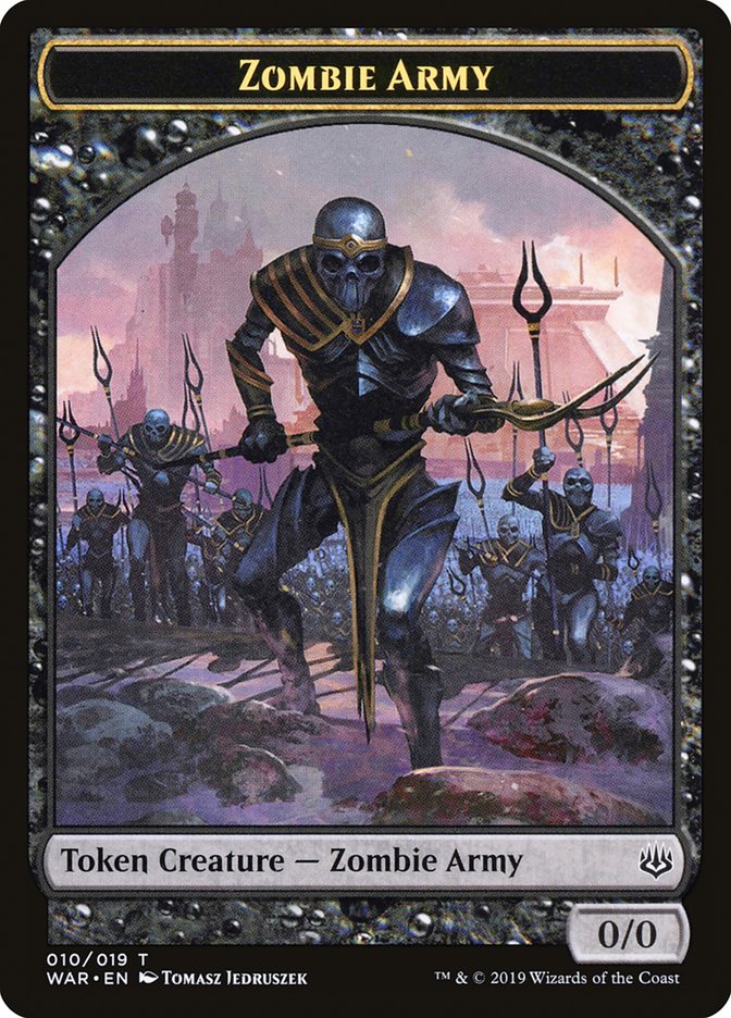 Zombie Army (010/019) [War of the Spark Tokens] | Gaming Infinity