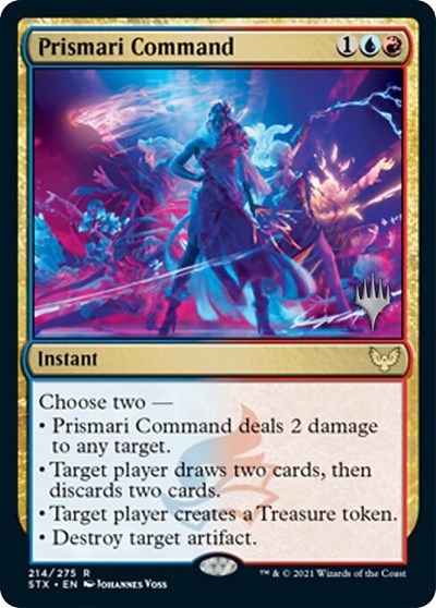 Prismari Command (Promo Pack) [Strixhaven: School of Mages Promos] | Gaming Infinity