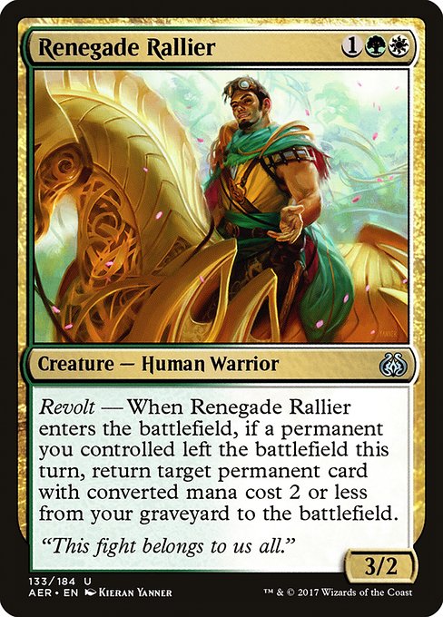 Renegade Rallier [Aether Revolt] | Gaming Infinity