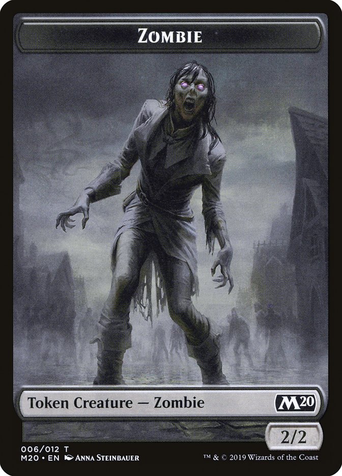 Soldier // Zombie Double-Sided Token [Game Night 2019 Tokens] | Gaming Infinity