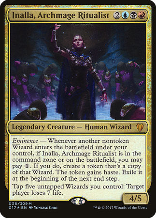 Inalla, Archmage Ritualist (Commander 2017) [Commander 2017 Oversized] | Gaming Infinity