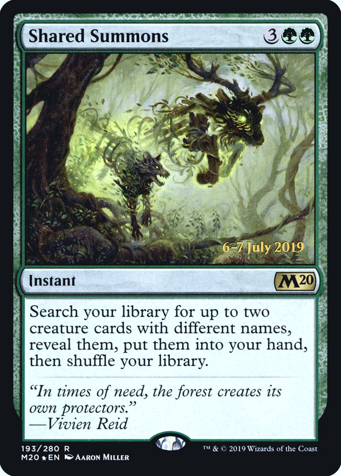 Shared Summons  [Core Set 2020 Prerelease Promos] | Gaming Infinity