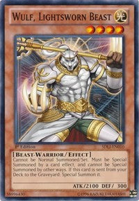 Wulf, Lightsworn Beast [Structure Deck: Realm of Light] [SDLI-EN010] | Gaming Infinity