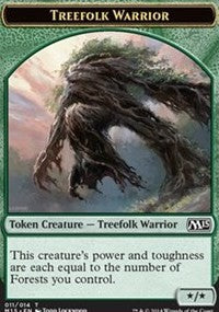 Treefolk Warrior Token [Magic 2015 Tokens] | Gaming Infinity