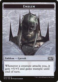 Emblem - Garruk, Apex Predator [Magic 2015 Tokens] | Gaming Infinity